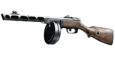 PPSH-41 MW4 weapon render